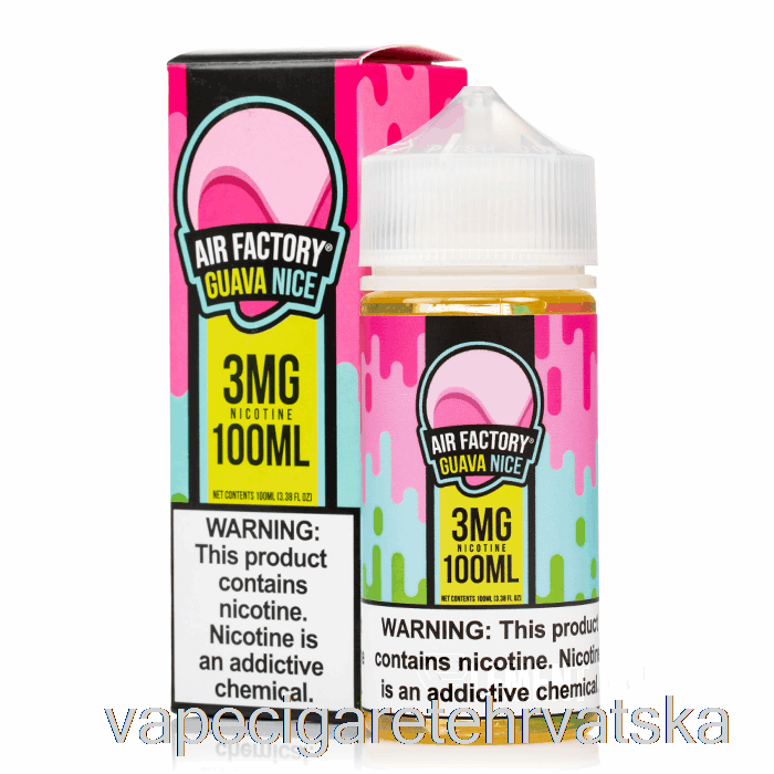 Vape Cigarete Guava Nice - Air Factory - 100ml 3mg